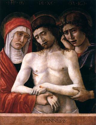 Dead Christ Supported by the Virgin and Saint John (Pietà )
