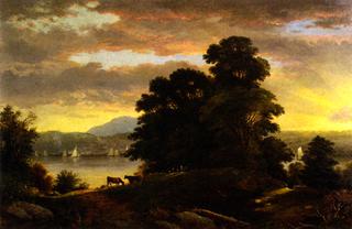 View on the Hudson (rondout)