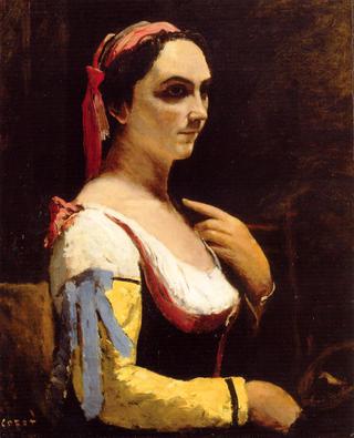 Italian Woman with Yellow Sleeve
