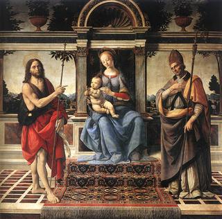 Madonna with Saints John the Baptist and Donatus