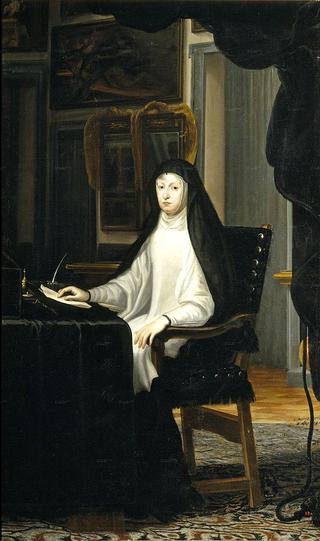 奥地利玛丽安娜女王遗孀肖像