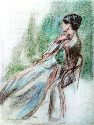 Lady Seated in an Armchair