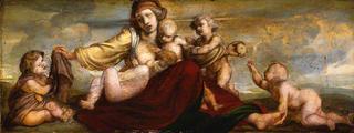 Motherhood (sketch for a fresco panel)