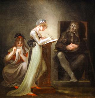 Milton Dictating to His Daughter