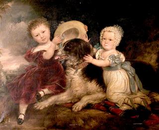 亚瑟和弗朗西斯·胡德，斯蒂维查尔霍尔的亚瑟·格雷戈里爵士和“纳尔逊”的孩子