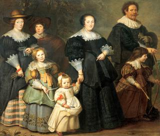 Self-portrait with his Wife, Susanna Cock, and Children