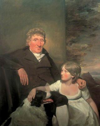 James Morison of Naughton with His Granddaughter