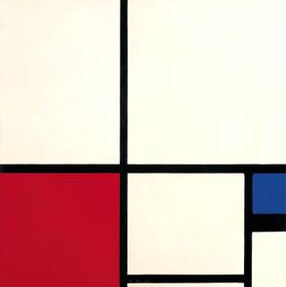 Composition No. I with Red and Blue