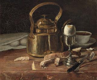 Still Life With Brass Kettle