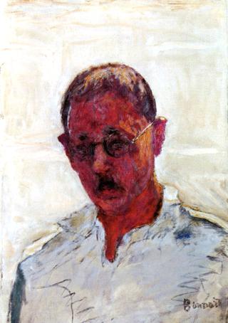 Self-Portrait with an Open Collar