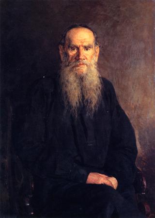 Portrait of Writer Leo Tolstoy