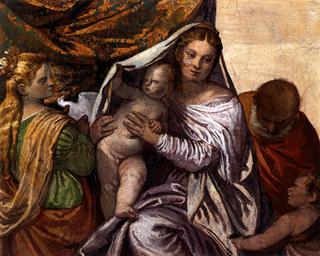 Villa Barbaro - Holy Family with St Catherine and the Infant St John