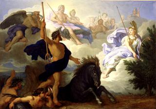 Story of Minerva - Dispute between Minerva and Neptune over the Naming of the City of Athens