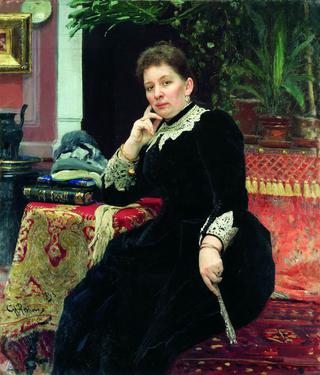 Portrait of the philanthropist Olga Sergeyevna Aleksandrova-Heinz.