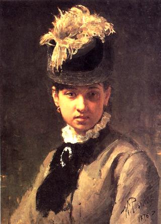 Portrait of Vera Repina, the Artist's Wife.