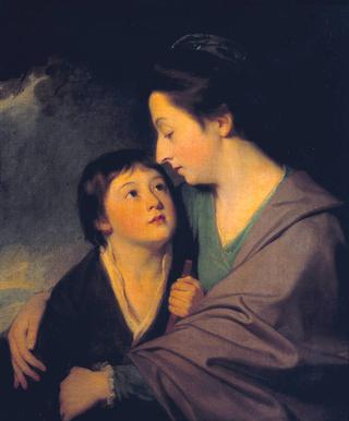 理查德·坎伯兰夫人和她的儿子查尔斯