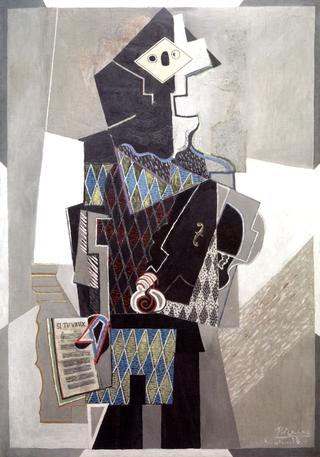 Harlequin with Violin