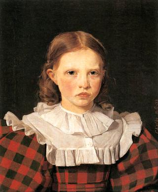 阿道夫Købke的肖像，艺术家的妹妹
