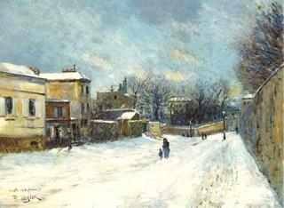 Montmartre with Snow