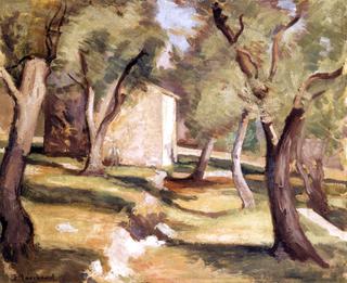 Landscape with Olive Trees