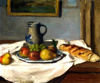 Fruit, Pitcher and Bread