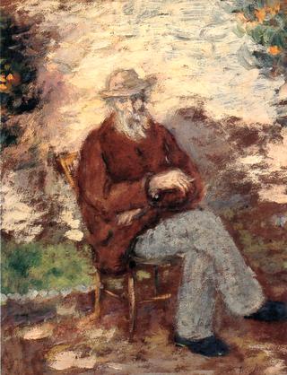 Renoir Seated in the Garden