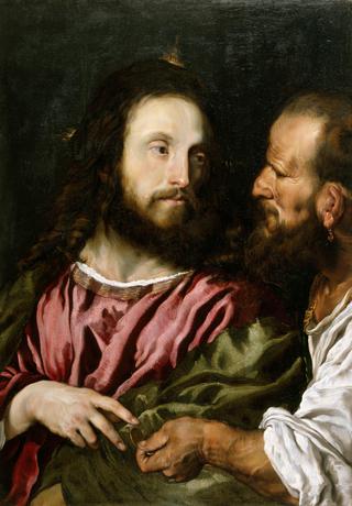 Christ and the Tribute Money (copy after Titian)