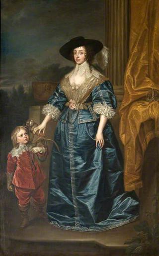 亨丽埃塔·玛丽亚（1609-1669），与矮人杰弗里·哈德森