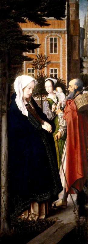 The Virgin and Saint Joseph at Bethlehem (recto)