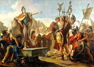 Queen Zenobia Addressing Her Soldiers
