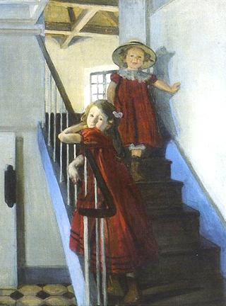 Girls on the Staircase