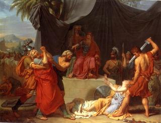 Nabuchodonosor Has Zedekiah's Children Killed before his Eyes