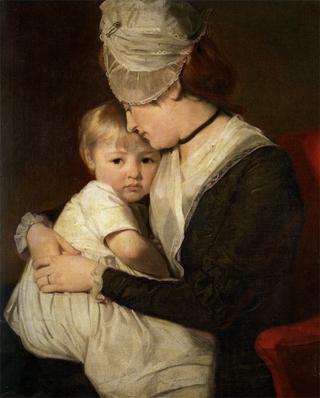 Portrait of Mrs Anne Carwardine and her Eldest Son Thomas
