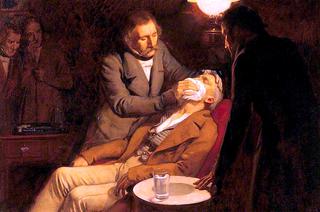 乙醚在牙科手术中的首次应用，1846年
