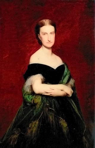 奥马尔公爵夫人波旁的玛丽亚·卡罗莱纳·奥古斯塔肖像
