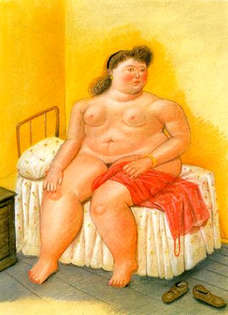 Woman on a Bed