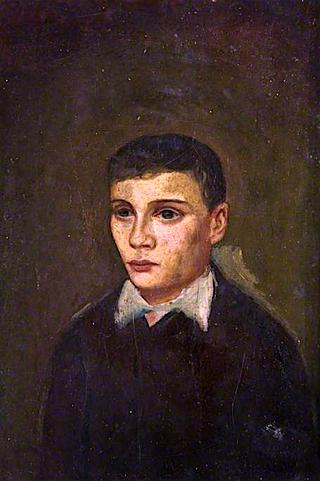 Half-Length Figure, a Boy with a White Collar