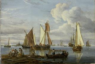 荷兰在河口的航运