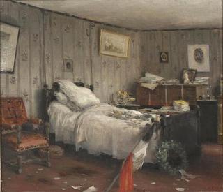 莱昂·甘贝塔的卧室，太平间