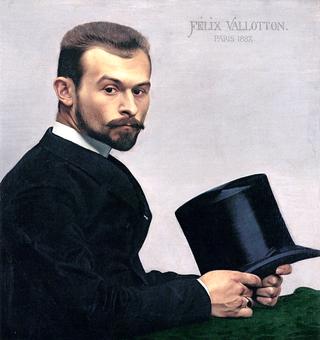 Félix Jasinski Holding His Hat