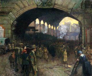 Victoria Station, 1918: The Green Cross Corps