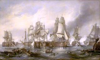 特拉法加战役，1805年10月21日：纳尔逊之死（模仿威廉·克拉克森·斯坦菲尔德