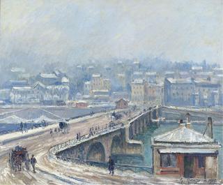 The Bridge of Saint-Cloud under the Snow