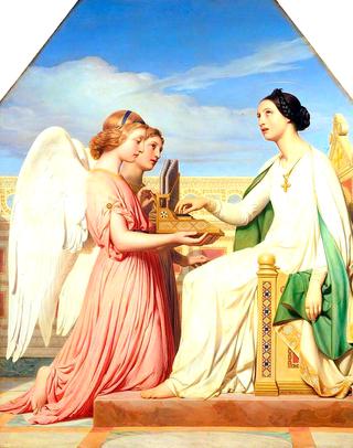 圣塞西莉亚和天使