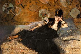 Lady with Fans, Portrait of Nina de Callais
