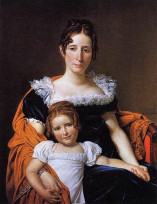 维兰·西三世和她的女儿的画像