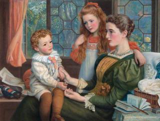 诺曼希尔夫人和她的孩子们