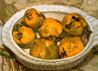 Quinces in a Fluted Bowl