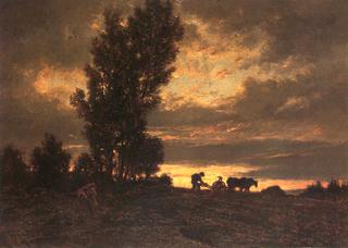 Landscape with a Ploughman