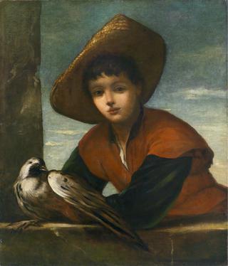 Portrait of a Boy with a Falcon